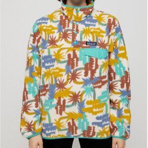 Patagonia Lightweight Synchilla Snap-T Fleece Pullover Tree Connection Teal XS